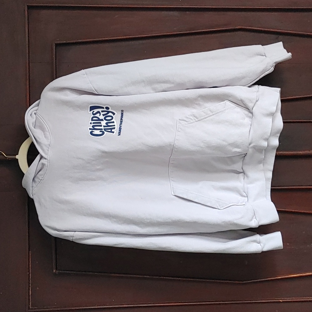 Vandy the Pink Chips Ahoy Hoodie Sweatshirt size Large